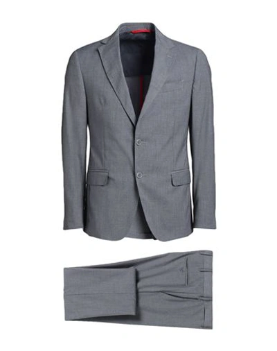 Shop Bernese Milano Man Suit Light Grey Size 42 Polyester, Rayon, Elastane