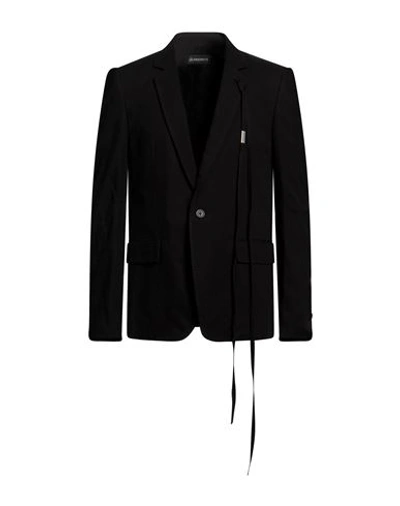 Shop Ann Demeulemeester Man Blazer Black Size 40 Cotton