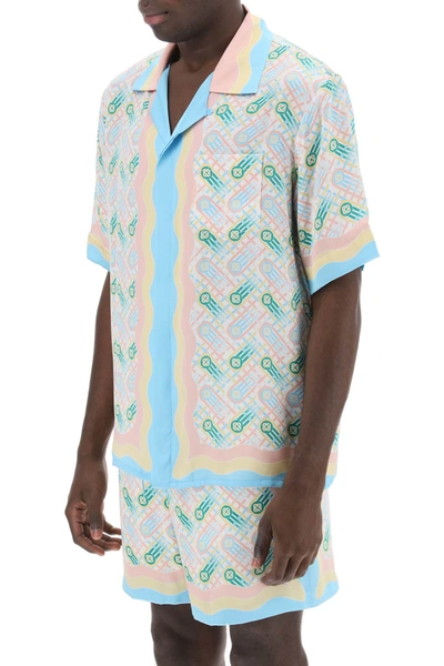 Shop Casablanca Ping Pong Bowling Shirt Men In Multicolor