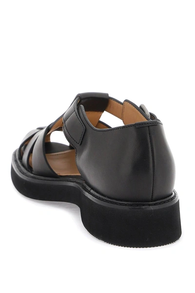 Shop Church's Hove W3 Leather Sandals Women In Black