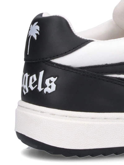 Shop Palm Angels Sneakers In White