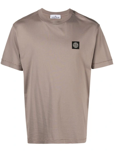 Shop Stone Island T-shirt Clothing In Grey