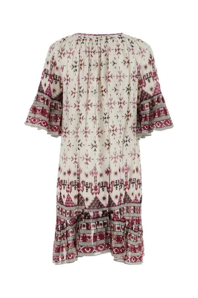 Shop Isabel Marant Étoile Isabel Marant Etoile Woman Embroidered Cotton Loane Mini Dress In Multicolor