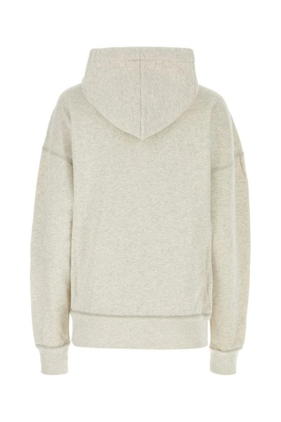 Shop Isabel Marant Étoile Isabel Marant Etoile Woman Melangã¨ Grey Cotton Blend Oversize Mansel Sweater In Gray