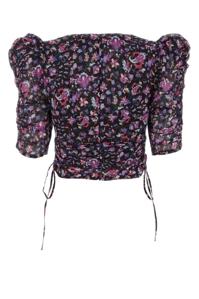 Isabel Marant Étoile Isabel Marant Etoile Organic Cotton 'galaor' Top In Multicolor