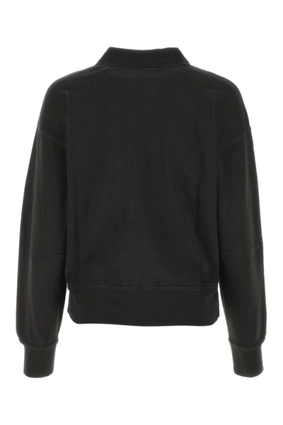 Isabel Marant Étoile Moby Sweatshirt With Flocked Logo In Black