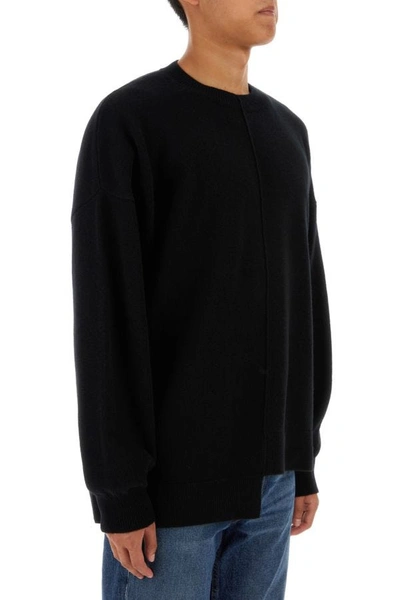 Shop Loewe Man Black Wool Sweater