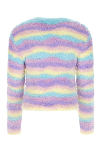 Shop Loewe Man Multicolor Nylon Sweater