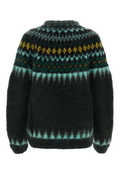 Shop Loewe Woman Embroidered Mohair Blend  X Suna Fujita Sweater In Multicolor