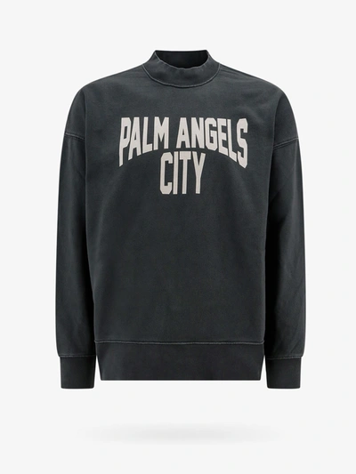 Shop Palm Angels Man Sweatshirt Man Grey Sweatshirts In Gray