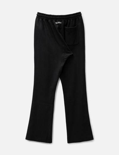 Shop Readymade Flare Smile Sweatpants In Black