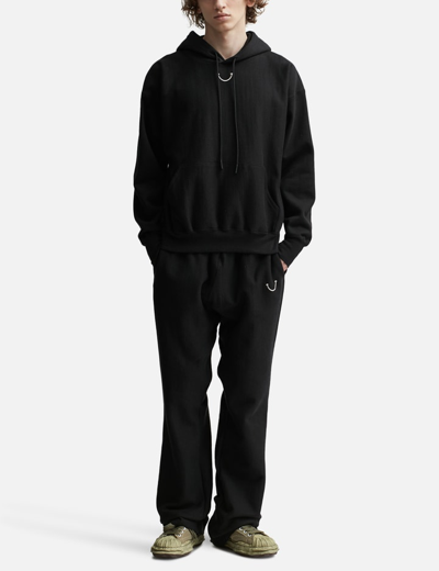 Shop Readymade Flare Smile Sweatpants In Black