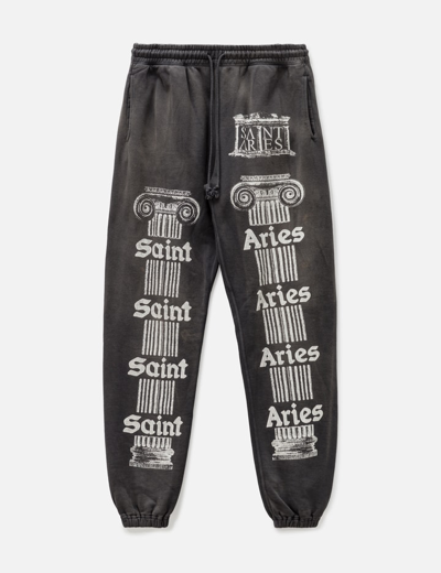 Shop Saint Michael Saint Micheal X Aries Sweatpants In Black
