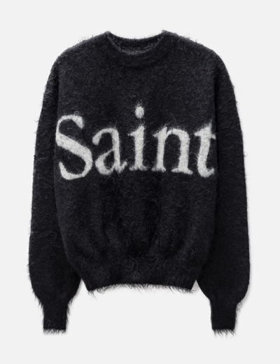 Shop Saint Michael Mohair Sweater In Black