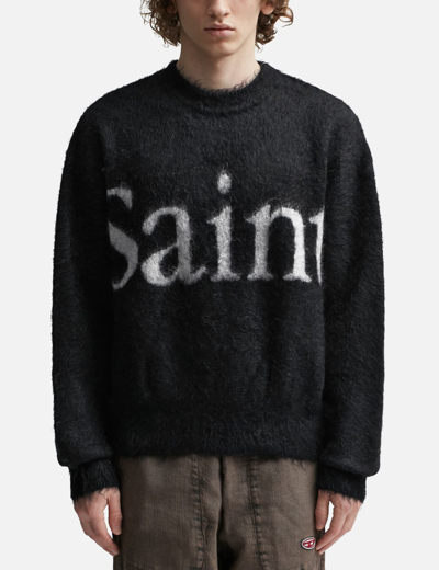 Shop Saint Michael Mohair Sweater In Black