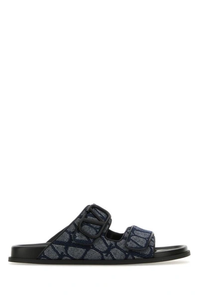 Shop Valentino Garavani Man Slippers In Multicolor