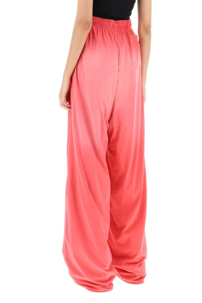 Shop Vetements Sweatpants In Doubled Jersey Women In Pink