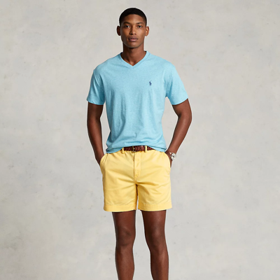 Shop Ralph Lauren 6-inch Stretch Classic Fit Chino Short In Corn Yellow
