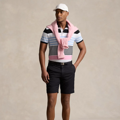 Shop Rlx Golf 9-inch Tailored Fit Performance Short In Polo Black