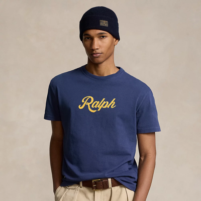 Shop Ralph Lauren The Ralph T-shirt In Dark Cobalt