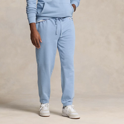 Shop Polo Ralph Lauren Loopback Fleece Sweatpant In Channel Blue