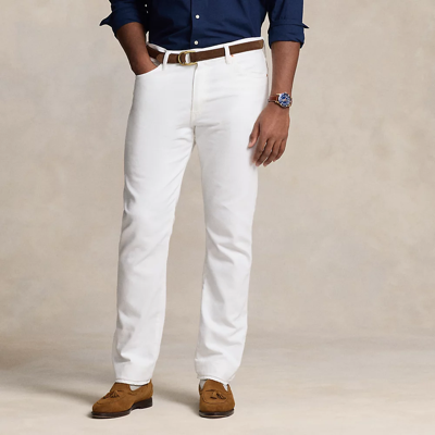 Shop Polo Ralph Lauren Varick Slim Straight Jean In Deckwash White