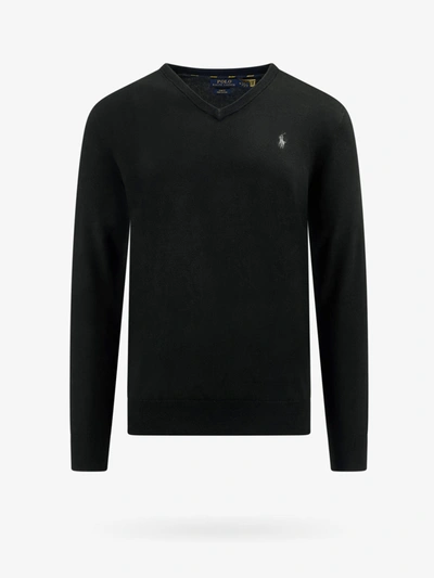 Shop Polo Ralph Lauren Sweater In Black