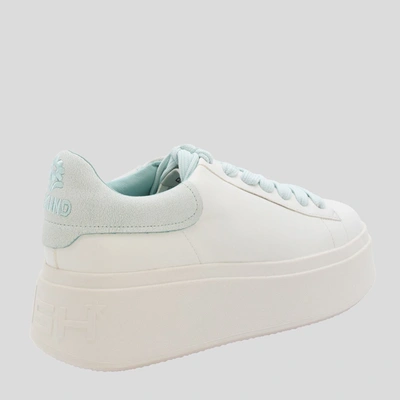 Shop Ash White Leather Sneakers In White/water