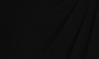 Maggy London Flutter Sleeve Faux Wrap Midi Dress In Black