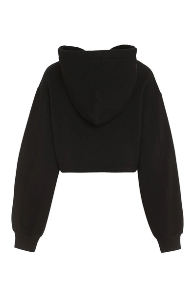 Shop Dolce & Gabbana Cotton Hoodie In Black