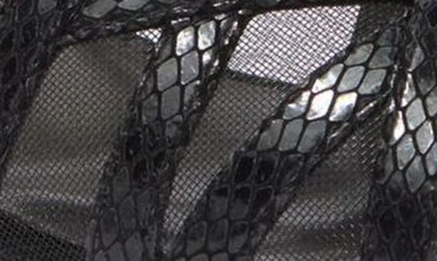 Ros Hommerson Lacey Strappy Pump In Black Snake Print