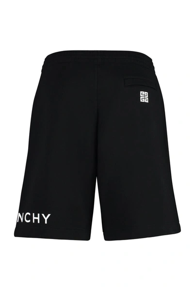Shop Givenchy Fleece Shorts In Black