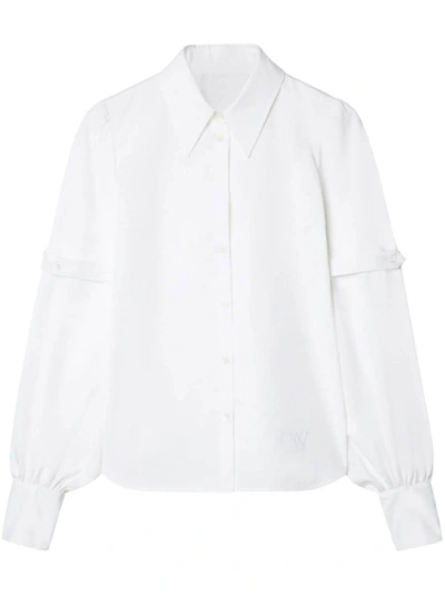 Shop Off-white Shirt With Band Detail