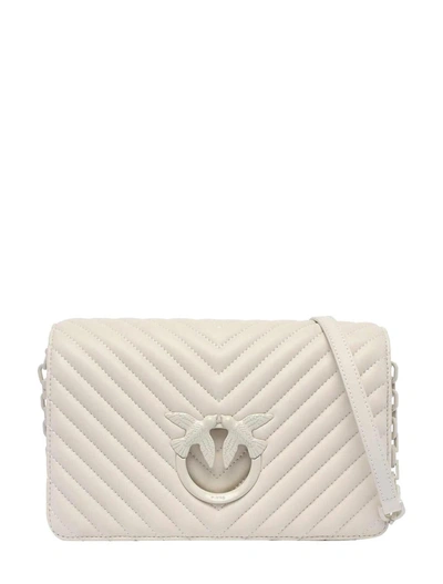 Shop Pinko Bags In Bianco + Bianco-