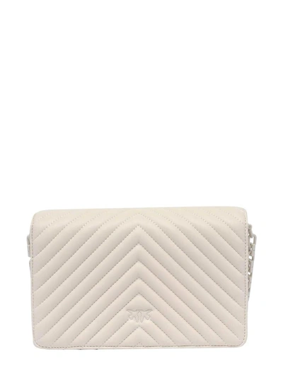 Shop Pinko Bags In Bianco + Bianco-
