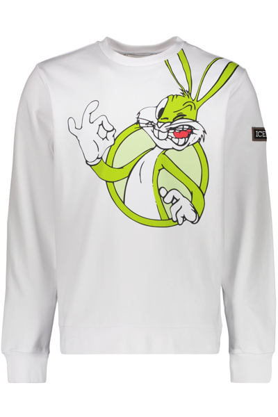 Iceberg X Looney Tunes Bugs Bunny-print Sweatshirt In White