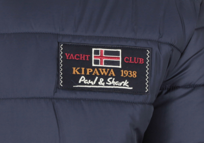 Pre-owned Paul & Shark Yachting Herren Winter Jacke Steppjacke Blau Xl Kipawa Kpw F24