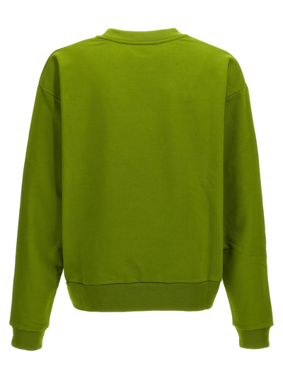 Shop Marni Print Sweatshirt In Green