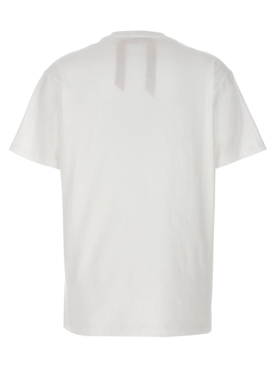 Shop N°21 Flocked Logo T-shirt In White