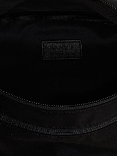 Shop Lanvin Curb Fanny Pack In Black