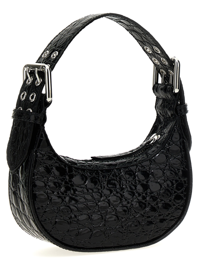 Shop By Far Mini Soho Handbag In Black