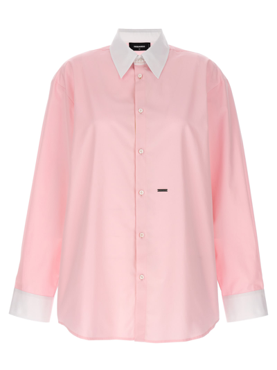 Shop Dsquared2 Lover Shirt In Pink