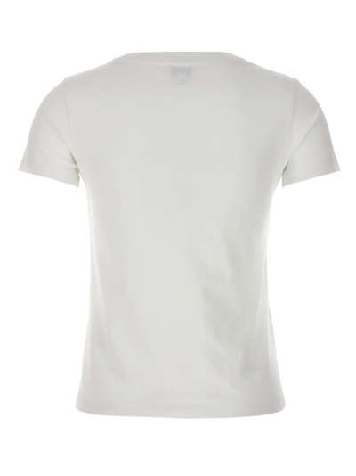Shop Kenzo Rose T-shirt In White