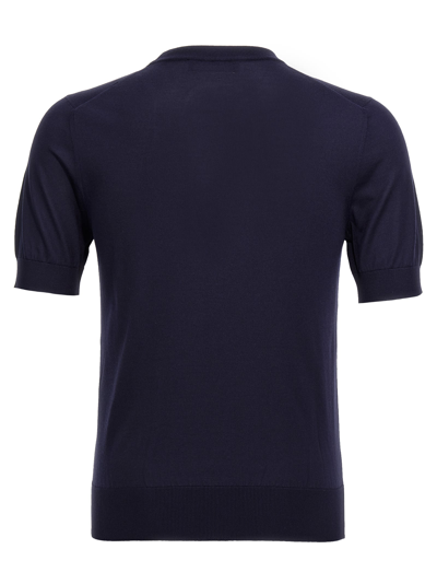 Shop Dolce & Gabbana Logo Sweater In Blue