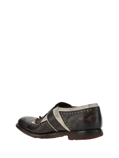 Church's Shanghai Loafers In Ebony+white
