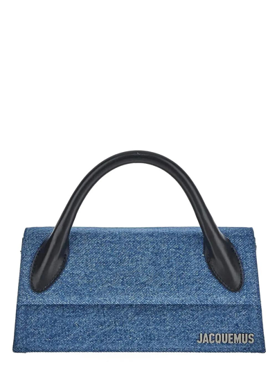 Shop Jacquemus Le Chiquito Long Tote In Blu