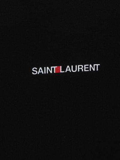 Shop Saint Laurent Hoodie In Noir