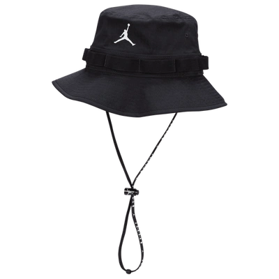 Shop Jordan Mens  Apex Jumpman Bucket Hat In Black/black