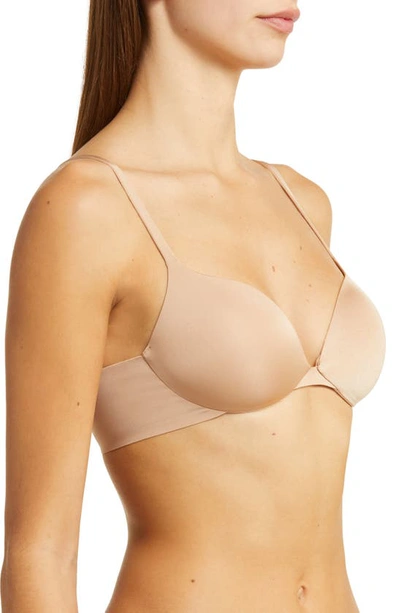 Shop Skims Ultimate Collection Teardrop Underwire Push-up Bra In Clay