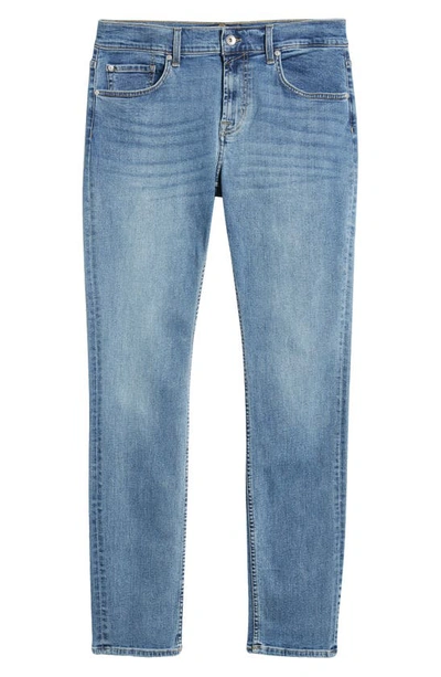 7 For All Mankind Paxtyn Squiggle Skinny Jeans In Tenno Blue